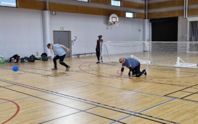 Goalball en partenariat avec l’UNADEV de Pau